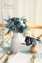 Floroom Artificial Greenery Stems Box Set, 59Pcs With 8 Kinds Of Faux Greenery Flowers Picks For Diy Bridal Bouquets Wedding Flo