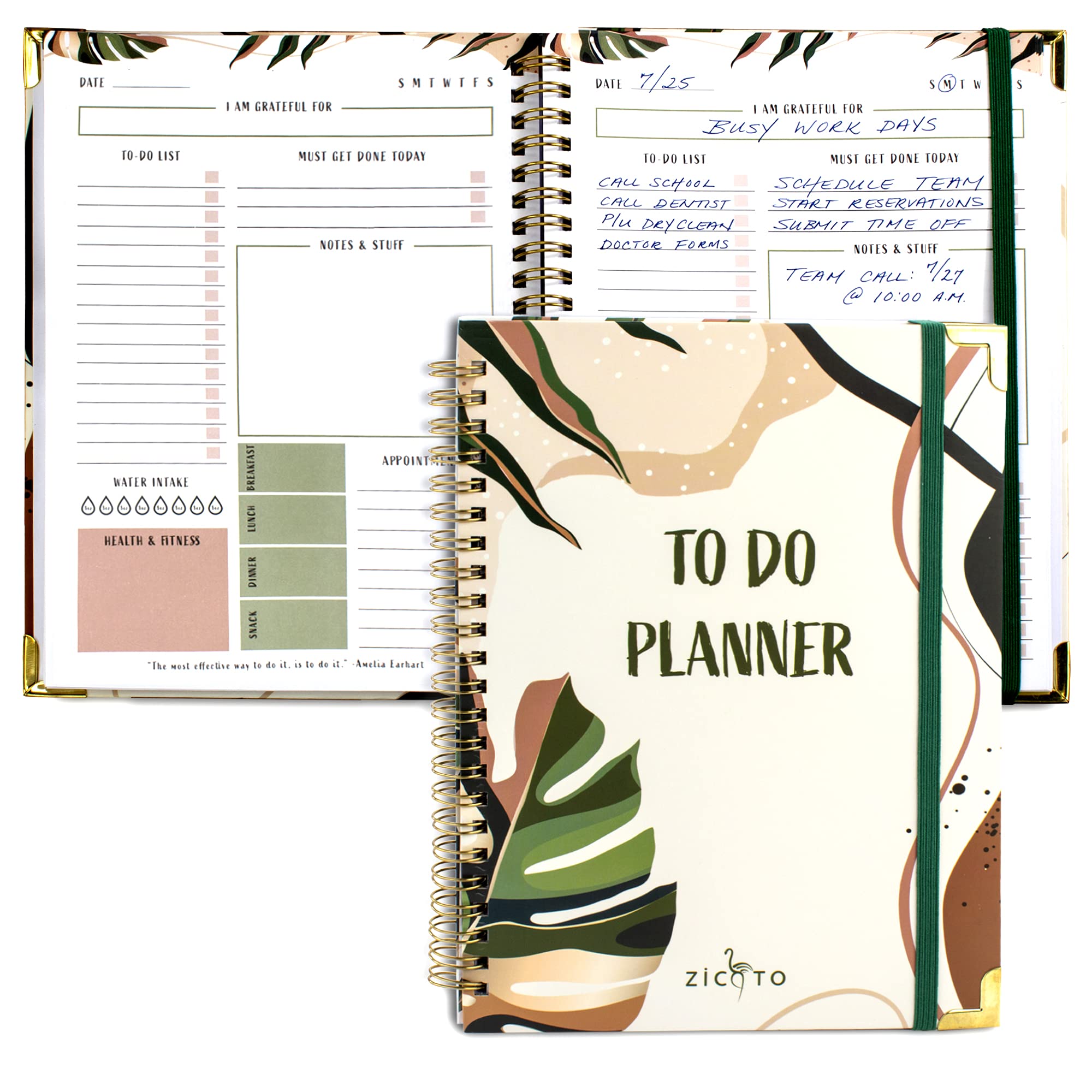 Simplified To Do List Notebook - Aesthetic Daily Planner To Easily Organize Your Tasks And Boost Productivity - Stylish Undated