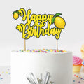 Seyal Lemon Happy Birthday Cake Topper