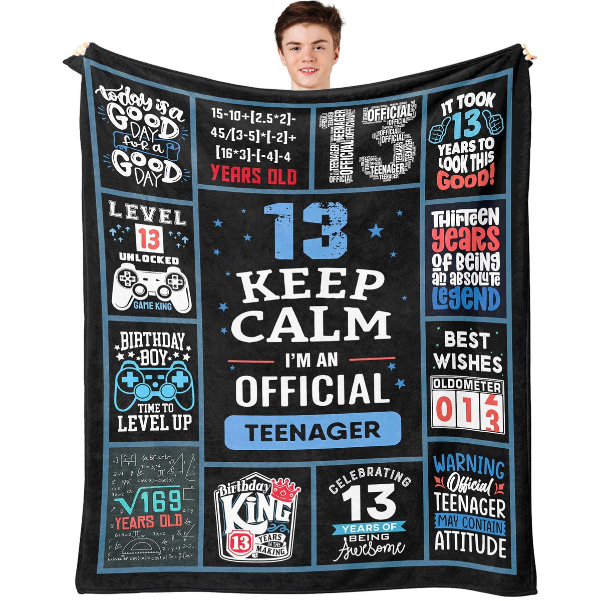 13 Year Old Boy Birthday Gifts, Funny 13Th Birthday Gifts For Boys, 13 Yr Old Boy Birthday Gift Ideas, Official Teenager Birthda