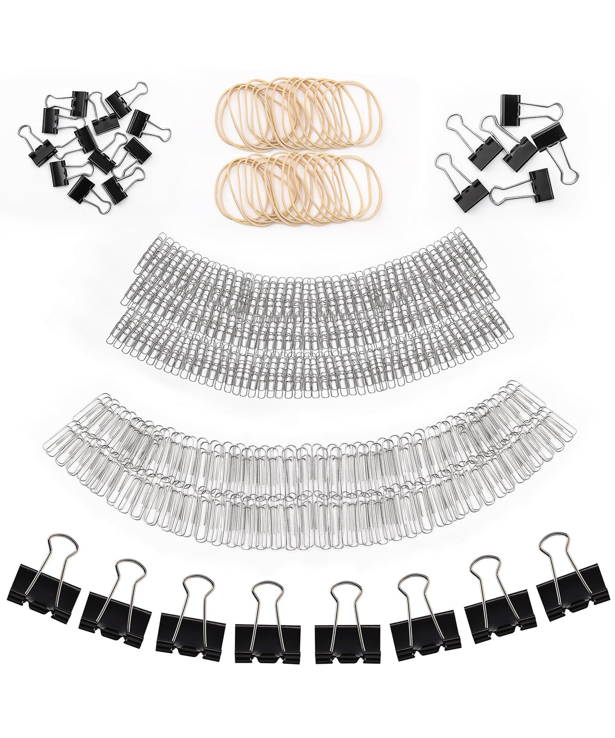 Mr. Pen- Assorted Binder Clips, Paper Clips, Rubber Bands, Paper Clips Jumbo, Paper Clips Small, Binder Clips Small, Binder Clip
