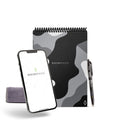 Rocketbook Smart Reusable Notebook, Flip Executive Size Spiral Notebook, Lunar Winter, (6' X 8.8'')