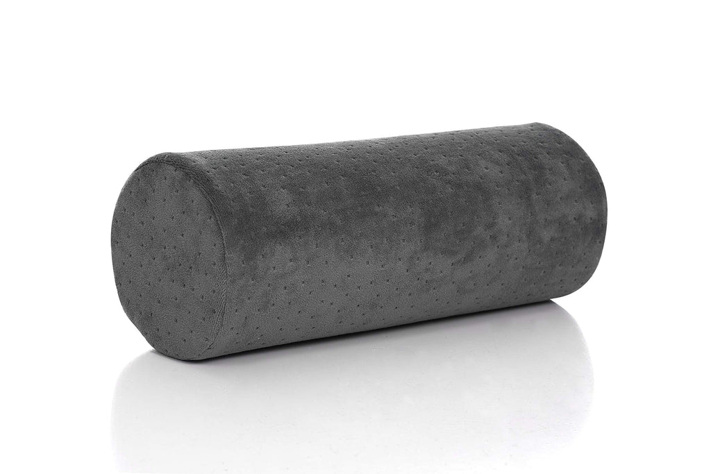 Allsett Health Round Cervical Roll Cylinder Bolster Pillow With Removable Washable Cover, Ergonomically Designed For Head, Neck,