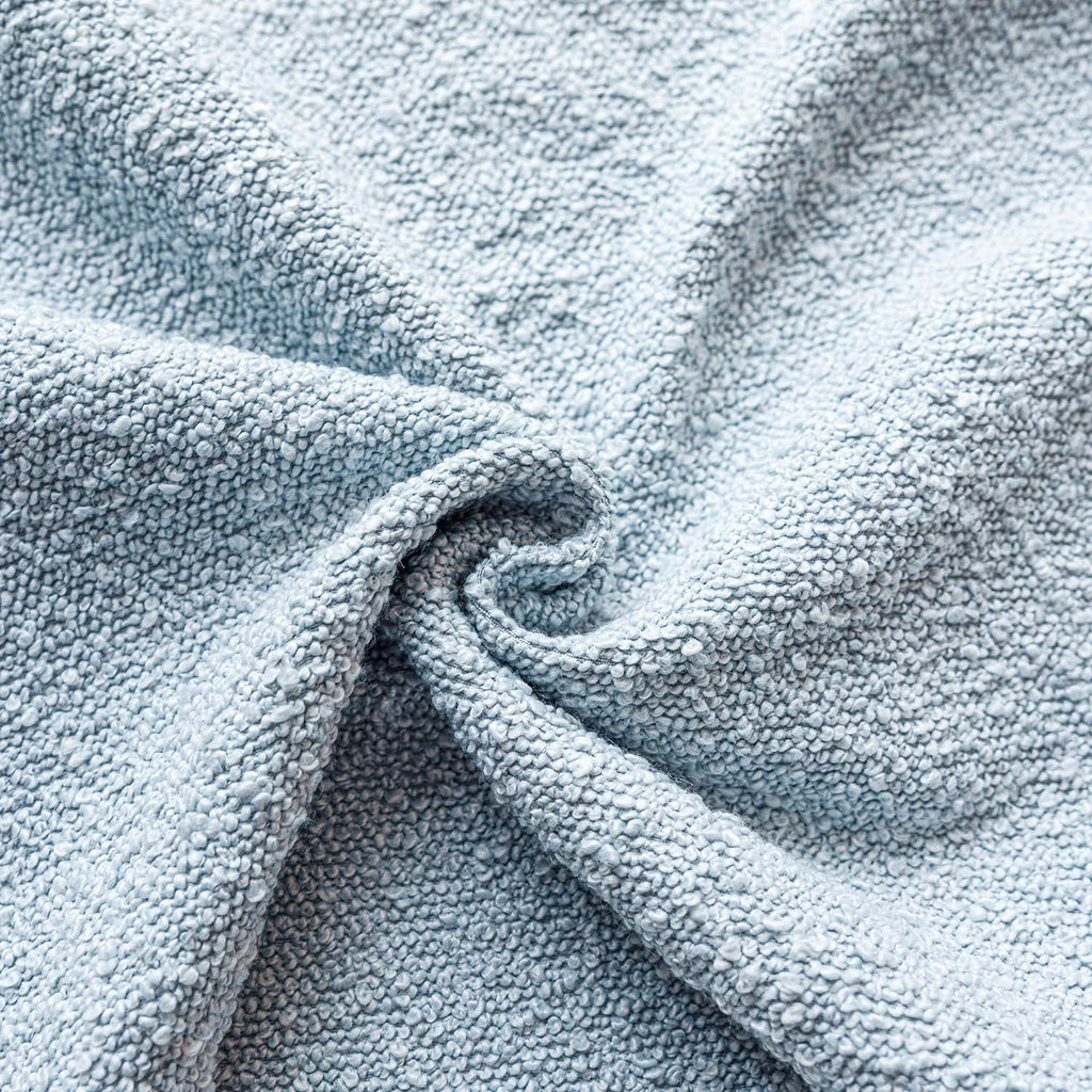 Foindtower Modern Textured Boucle Lumber Throw Pillow Covers Accent Solid Decorative Pillow Cases Cozy Couch Cushion Case For So