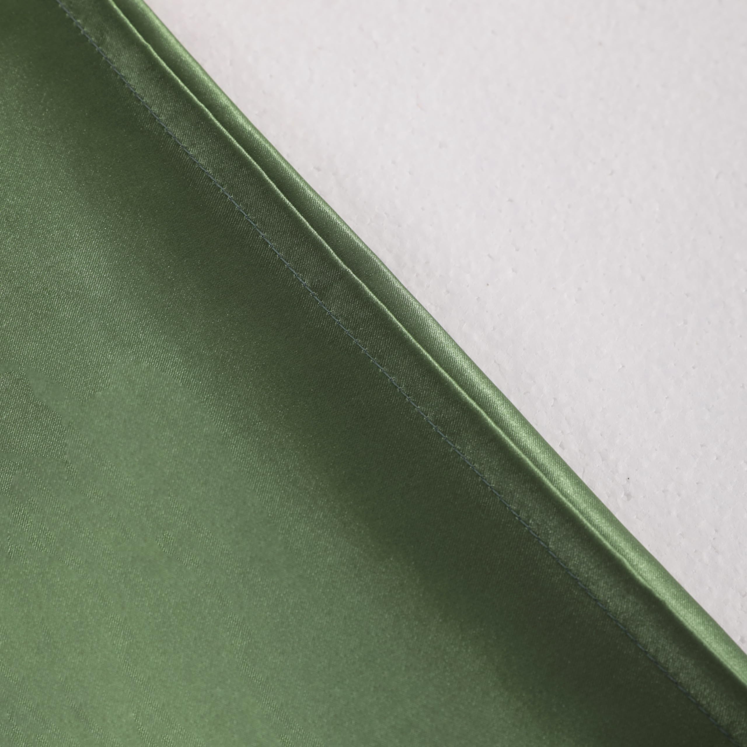 Ntbay 2 Pack Satin Queen Pillowcases For Hair And Skin, Luxurious And Silky Pillow Cases With Envelope Closure, 20X30 Inches, Olive Green