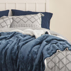 Bedsure Sherpa Fleece Throw Blanket For Couch - Thick And Warm Blanket For Winter, Soft Fuzzy Plush Throw Blanket For All Season