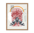 Poster Master Oleander Moth Poster - Oleander Moth on a Flower Print - Flower & Moth Art - Gift for Him, Her, Animal Lover - Dec