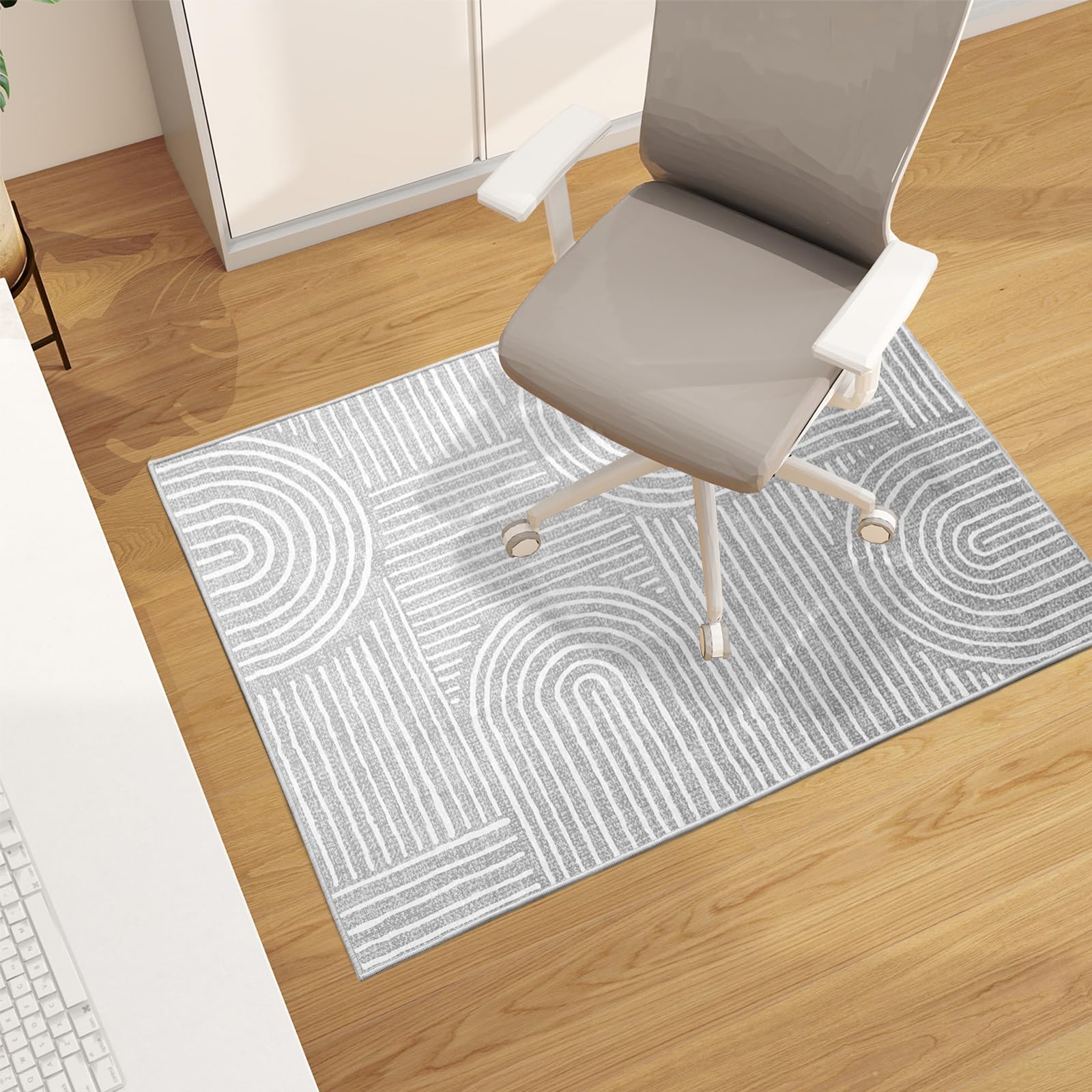 Office Chair Mat For Hardwood Floor - 48 'X36 ' Easy Glide Desk Mat Protector With Nonslip Backing