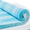 Perlecare 3 Inch King Memory Foam Mattress Topper, Cooling Gel Infused Mattress Pad, Ventilated Bed Topper For Pressure Relief B