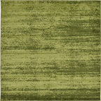 Unique Loom Del Mar Collection Area Rug - Lucille (7' 10'' Square, Green/ Hunter Green)