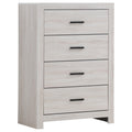 Coaster Brantford Chest, Coastal White