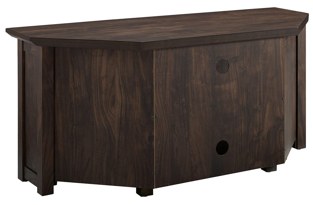 Crosley Furniture Camden TV Stand for 50+ inch TVs, Entertainment Center with Adjustable Storage Shelves, Dark Walnut