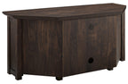 Crosley Furniture Camden TV Stand for 50+ inch TVs, Entertainment Center with Adjustable Storage Shelves, Dark Walnut