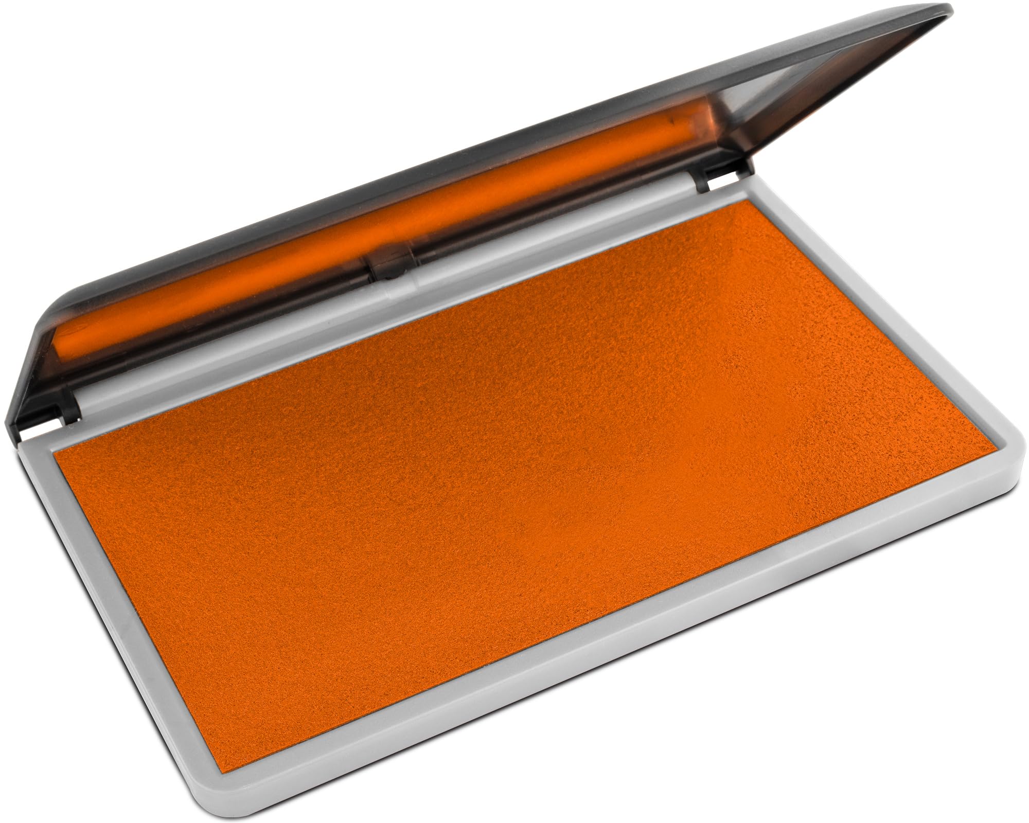 Maxmark Large Premium Orange Ink Stamp Pad - 3.5' X 6.25' - Quality Felt Pad