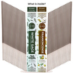 Trumiri Incense Sticks - Combo Pack Of 40 Insence-Sticks - 20 White Sage + 20 Frankincense - Insenses - Insents - Incents - Insc
