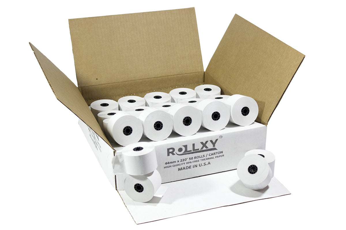 3' X 65' 3 Ply White/Canary/Pink Cash Register Printer Pos Paper Roll 50 Rolls/Case