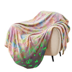 SOCHOW Butterfly Glow in The Dark Blanket Presents for Daughters, Toys for 3-10 Year Old Birthday Presents, Soft Cozy Flannel Th