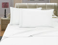 Elegant Comfort Luxury 4-Piece Bed Sheet Set 1500 Premier Hotel Quality Wrinkle,Fade and Stain Resistant Deep Pocket, Full, Whit