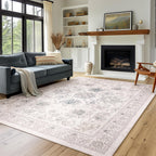 Phantoscope Vintage Collection Area Rug 6'x9' - Large Living Room Rug - Washable Rug Boho Rugs Non-Slip for Bedroom Dining Room,
