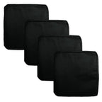 Flymei Patio Cushion Covers 20X20X2 Waterproof Outdoor Cushion Cover Replacement 4Packs Outdoor Seat Cushion Slipcover For Outdo