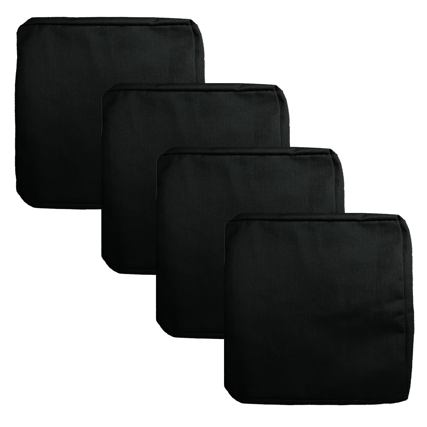 Flymei Patio Cushion Covers 20X20X2 Waterproof Outdoor Cushion Cover Replacement 4Packs Outdoor Seat Cushion Slipcover For Outdo