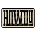 Qvapt Western Farmhouse Howdy Doormat Doormats Indoor Outdoor For Farmhouse Decor Entrance Home,Modern Western Howdy Non-Slip Do