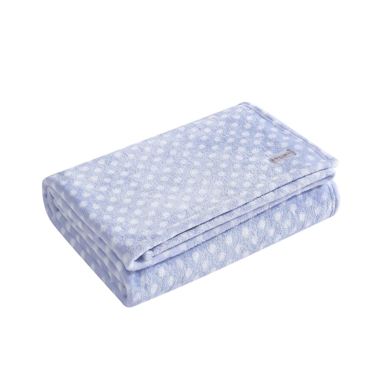 Laura Ashley Kids - Throw Blanket, Super Soft Plush Kids Bedding, Fun & Whimsical Bedroom Decor (Pokey Polka Dot Purple, 50' X