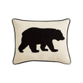 Eddie Bauer Home Throw Pillow With Zipper Closure, Perfect Home Decor For Bed Or Sofa, 16' X 20', Bear Twill Black