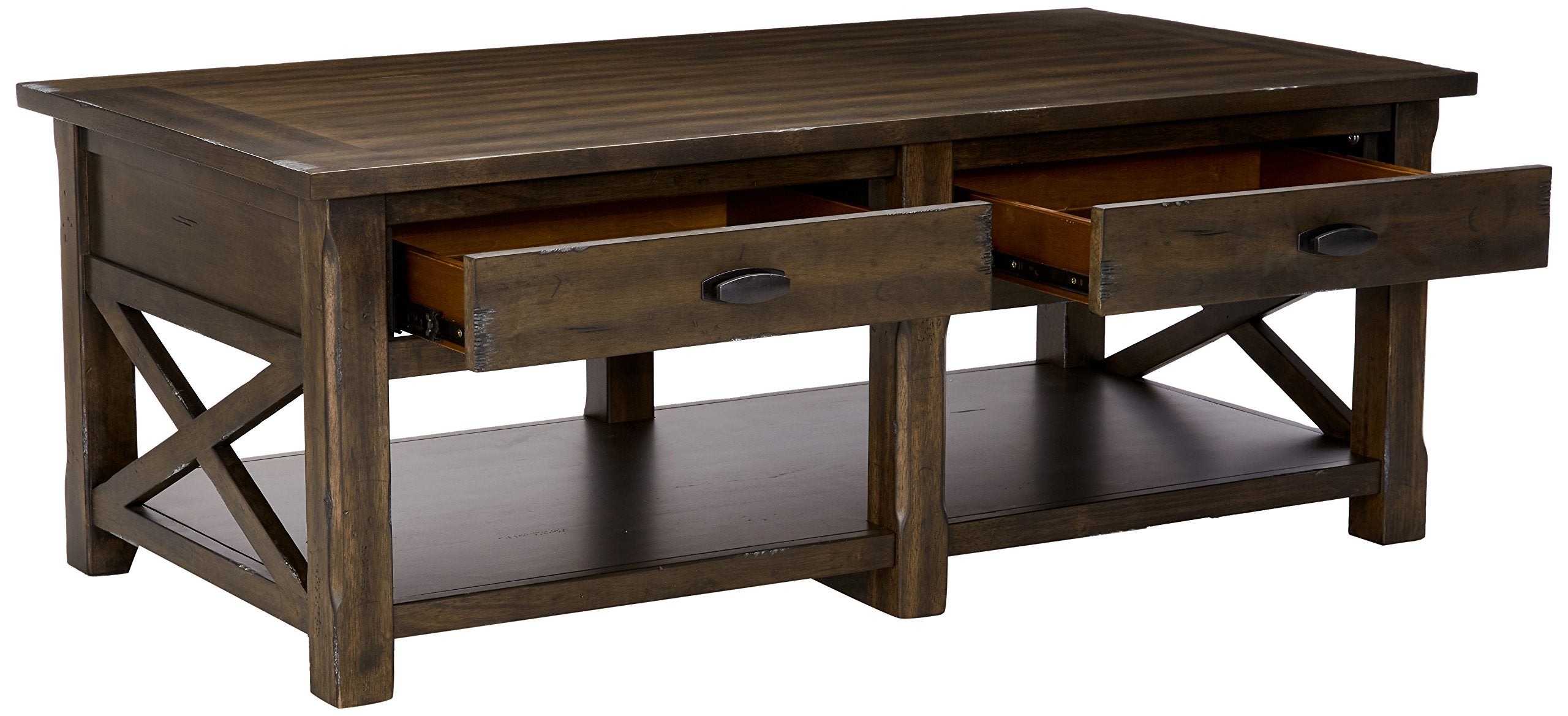 Progressive Furniture Crossroads Rectangular Cocktail Table