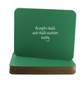 Flipside Products 9.5 x 12 Green Chalkboards, Classroom Set, Student Drawing, Small School Chalkboard, Menu Board, Pack of 12