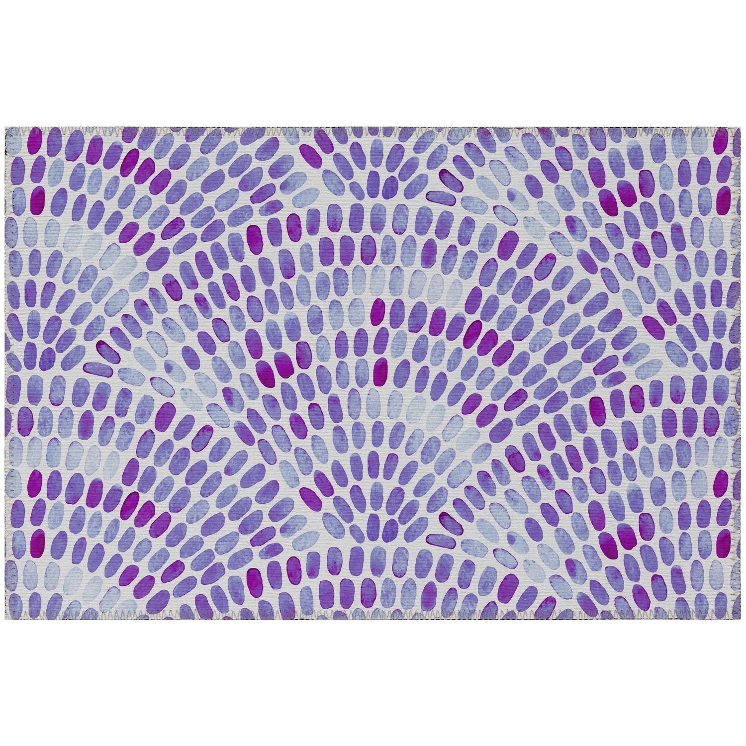 Seabreeze Sz7 Purple Coastal Rug Rectangle 3' X 5'