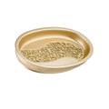 Zahari Home Sinatra Soap Dish Unique Design Bling Glass Mosaic D  cor Soap Bar Holder, Champagne