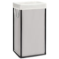 STORAGE MANIAC Large Laundry Hamper, 23.7 Gal. Metal Laundry Basket with Removable Bag for Easy Carry, Strong Dirty Clothes Hamp
