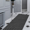 FREADEM Runner Rugs 3' x 42' Indoor Outdoor Carpet Runner, Area Rugs with Anti-Slip Rubber Backing for Aisle Hallway Balcony Gar