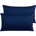 Ntbay 500 Thread Count 100% Egyptian Cotton King Pillowcases, Super Soft And Breathable Envelope Closure Pillow Cases, 20X36 Inches, Navy Blue