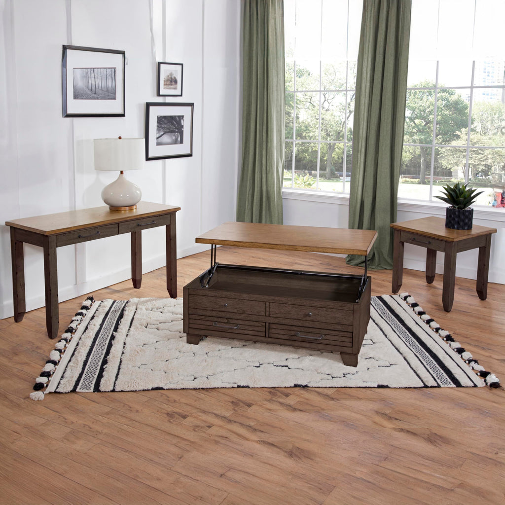 Steve Silver Co Bear Creek Brown Lift Top W/