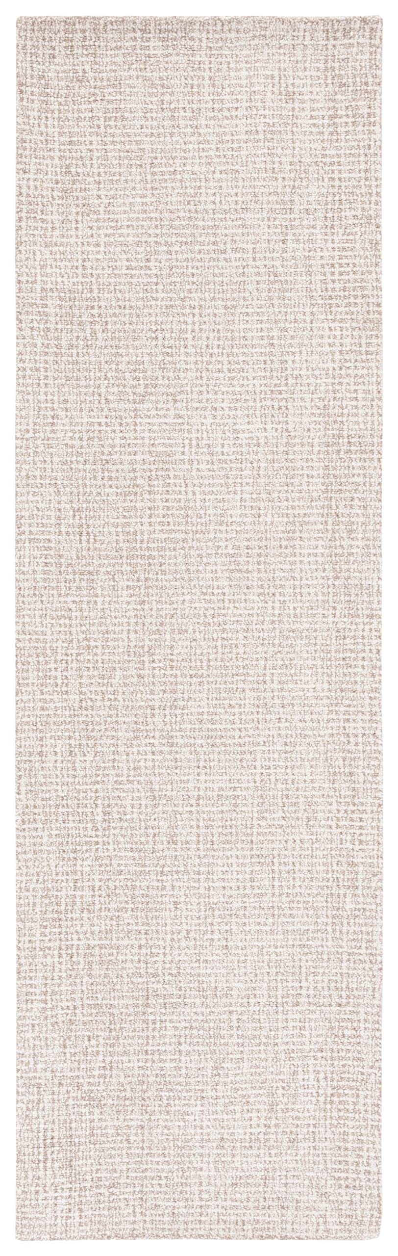 Safavieh Abstract Collection Runner Rug - 2'3'' X 6', Ivory & Grey, Handmade Wool, Ideal For High Traffic Areas In Living Room,