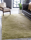 Unique Loom Solo Collection Area Rug - Calabasas (5 3 x 7 7 Rectangle, Light Green)