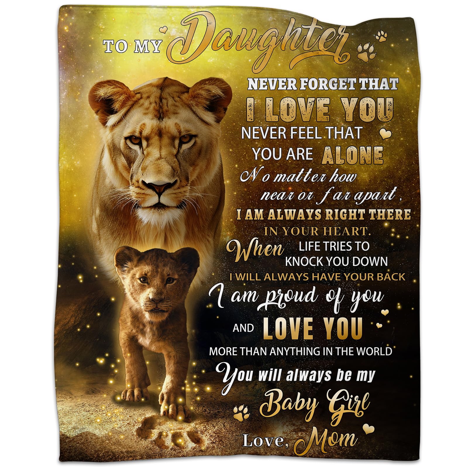 To My Daughter Blanket Gifts From Mom Blanket For Daughter From Mom Flannel Blanket An Throws For Daughter'S Birthday Graduation