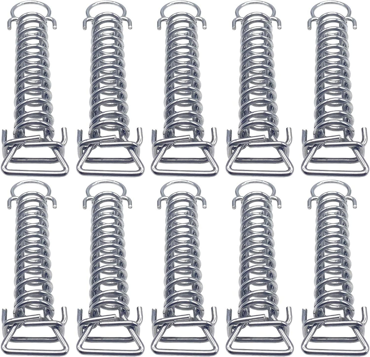 Poolzilla Stainless Steel Springs For Pool Cover - 10 Pack - Universal Fit