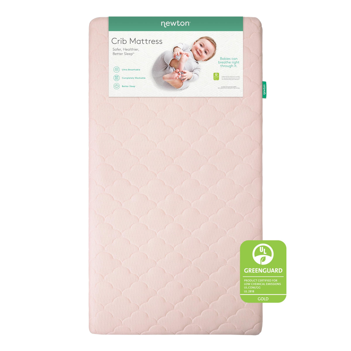 Newton Baby Crib Mattress - Infant & Toddler Mattress, Baby Bed Mattress For Crib, Dual-Layer, Safe, Breathable & Washable Crib
