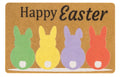 Mealah Happy Easter Weclome Doormat Outdoor-Entrance - Easter Bunny-Non-Slip-Spring Porch Home Front Decor Door-Mats 17x29 Inch