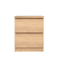 Scottsdale 2 Drawer Nightstand, Jackson Hickory