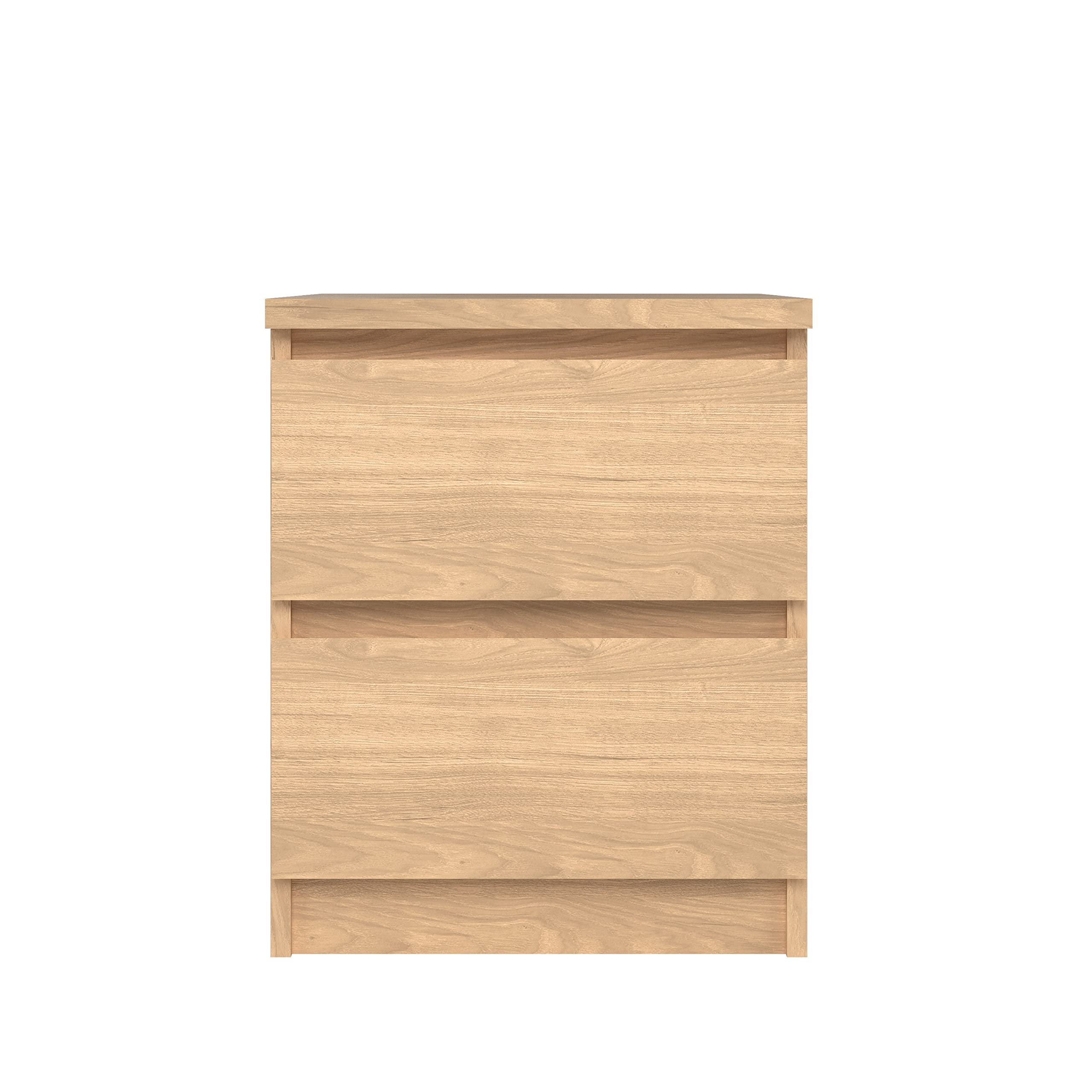 Scottsdale 2 Drawer Nightstand, Jackson Hickory