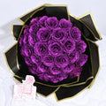 Waipfaru Glitter Roses Bouquet, DIY Fake Glitter Flowers Bouquet, Everlasting Shiny Artificial Rose Bouquet, Anniversary, Engage