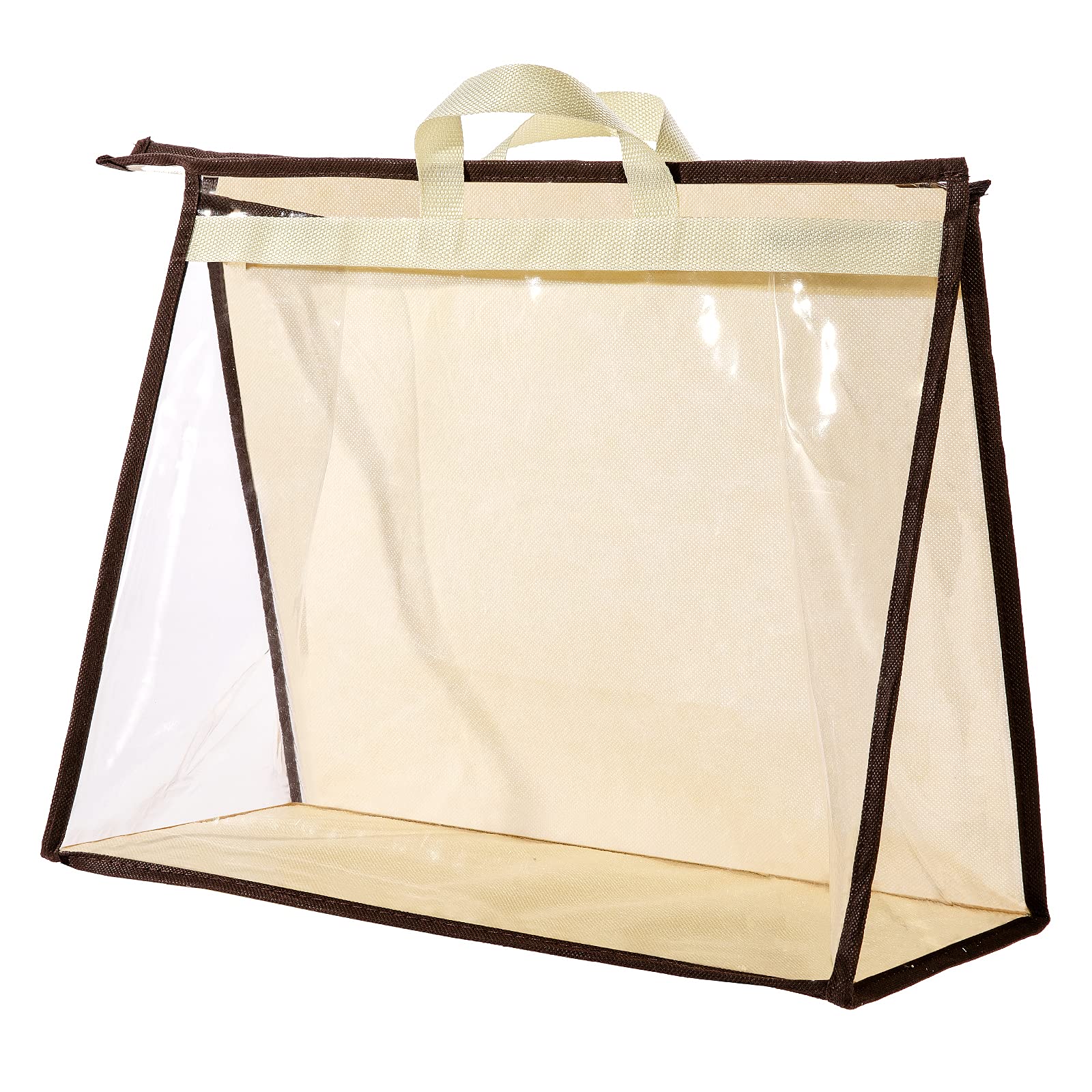 CINPIUK Clear Handbag Storage Bags Purse Organizer for Closet, Zipper Hanging Storage Bag for Handbags, XL