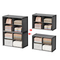8Cube Stackable Closet Storage & Organization Systems, 2Pack Metal Shelf