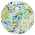 Dalyn Rugs Tropics Tc4 Multi 8' X 8' Indoor Outdoor Round Rug, Easy Clean, Machine Washable, Non Shedding, Bedroom, Living Room, Dining Room, Kitchen, Patio Rug