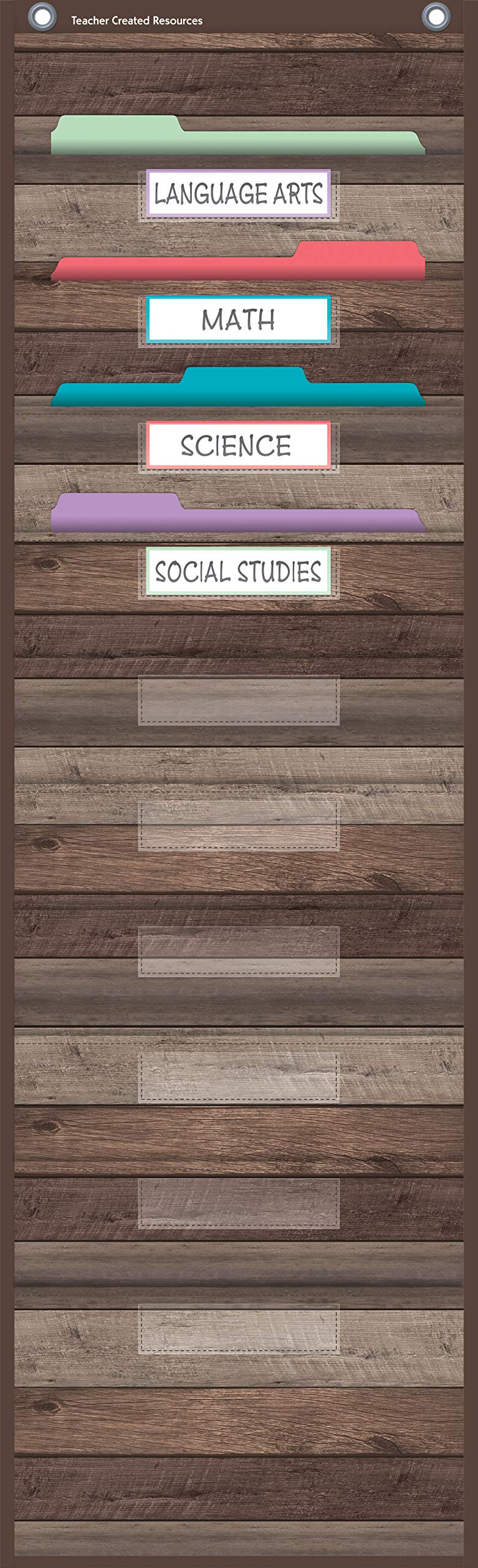 10 POCKET FILE STORAGE POCKET CHART