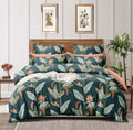 TIB Glace Cotton Single AC Comforter Set with 1 Bedsheet for Single Bed  36 x 78 inch and One Pillow Cover (Pack of 3) Green Le